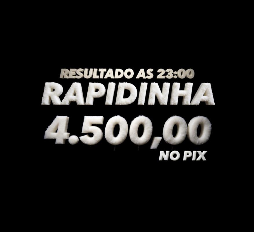 RAPIDINHA 4.500,00 NO PIX